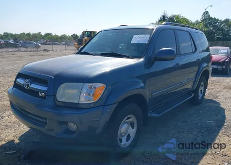 2006 Toyota Sequoia Sr5 V8 z USA, uszkodzony, nr VIN 5TDBT44A06S270314